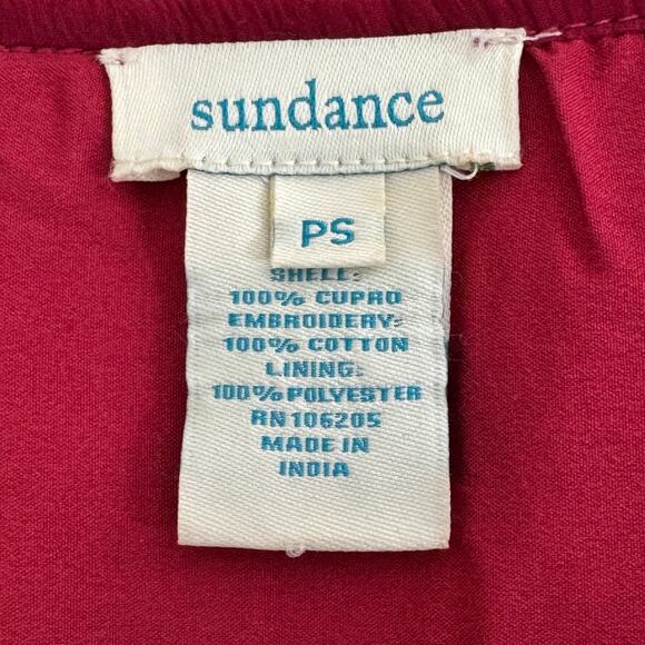 Sundance embroidered sheer sleeve top - Picture 7 of 10